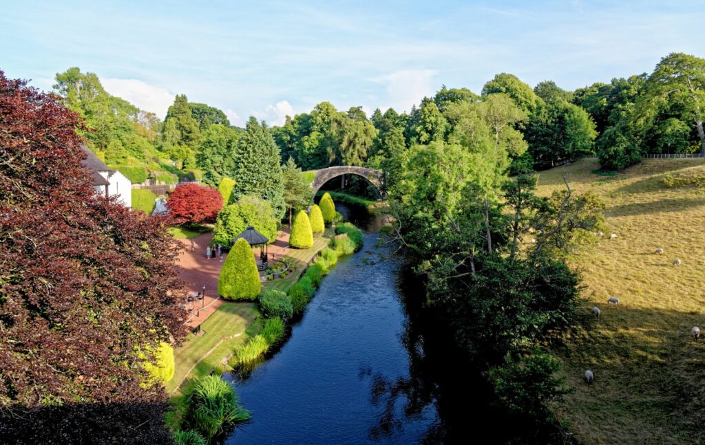 Villages near Glasgow - The Brig O Doon Scotland, South Ayrshire, Alloway