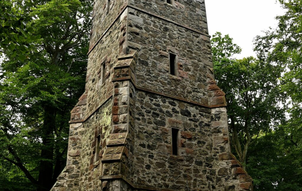 Tower on Corstorphine Hill, Edinburgh, Scotland