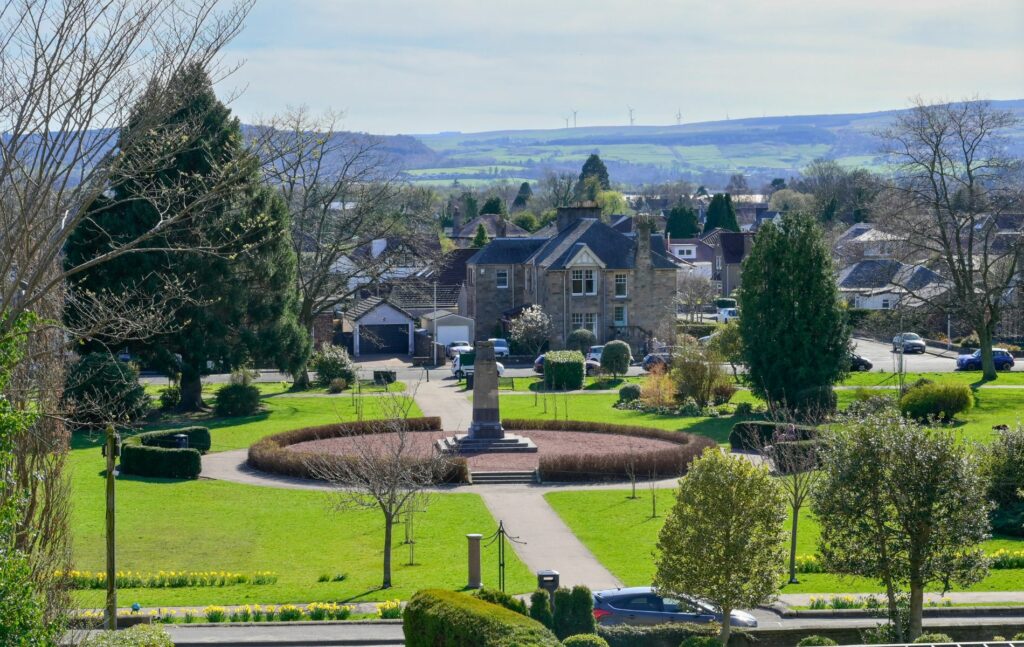 Bridge of Allan spa town in Stirling