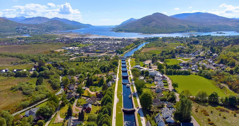 Neptunes Staircase in Fort William