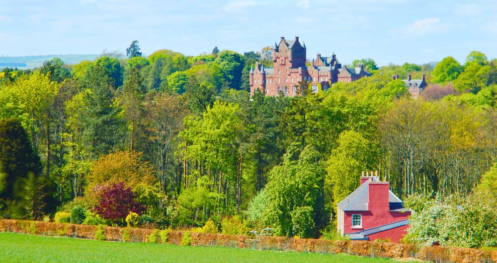 Ayton Castle, Berwickshire, Scottish Borders