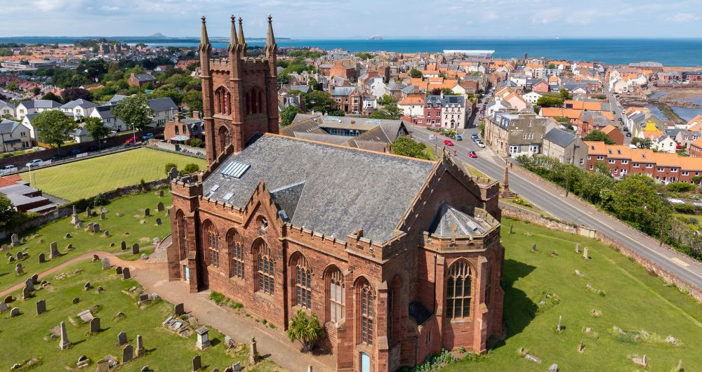 Dunbar and the eastern edge of East Lothian