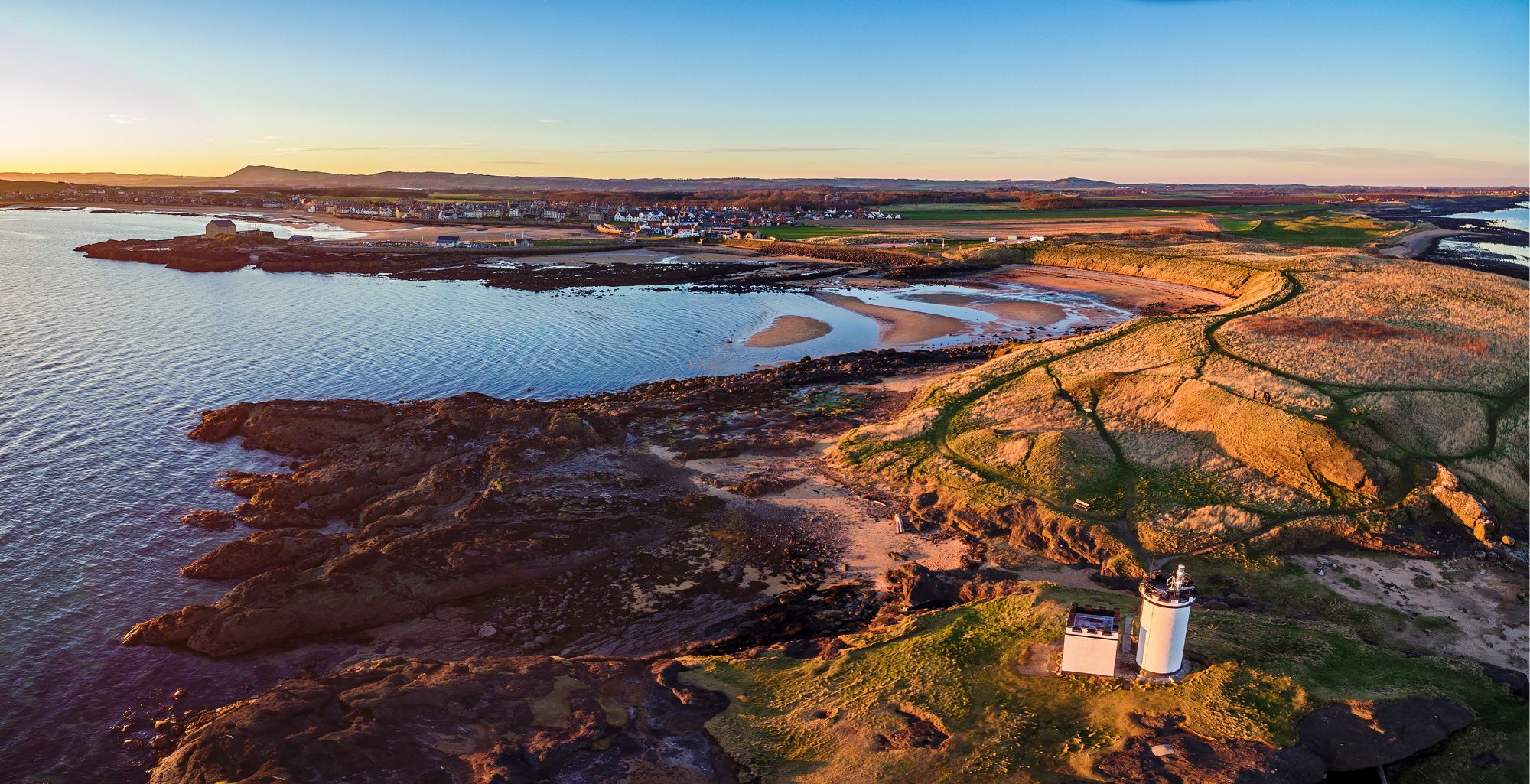 Fife Property Finder, Elie Ness Lighthouse at Sunset