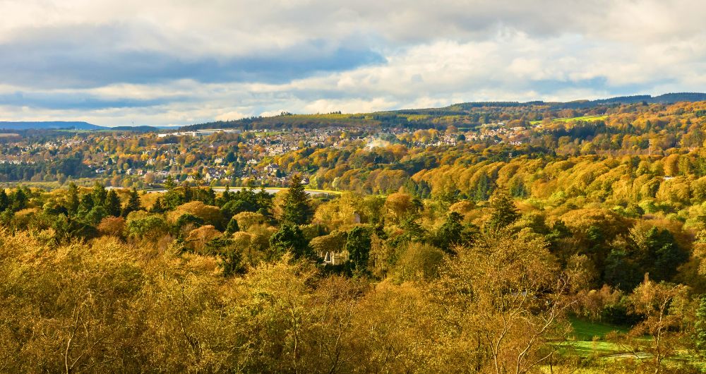 Cults Aberdeen in autumn