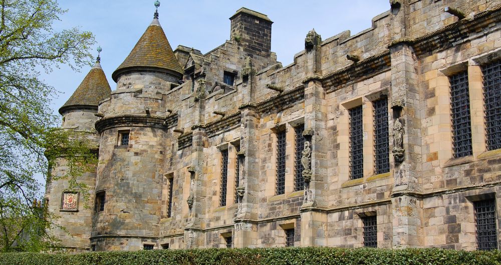 Falkland Palace in the village of Falkland, Fife