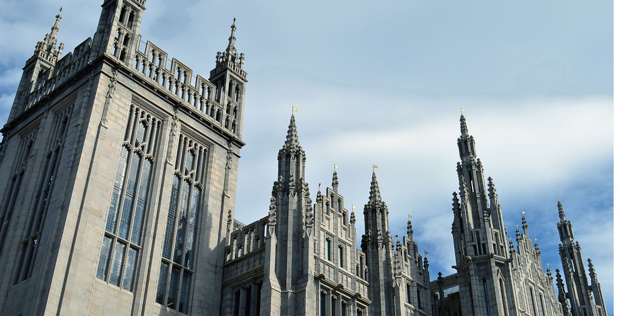 Aberdeen Property Finders, granite towers of Marischal College.