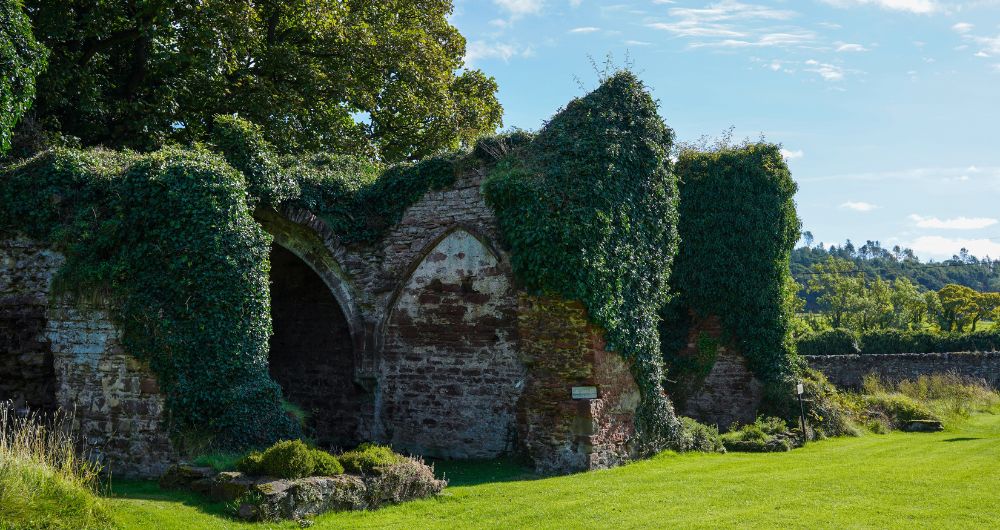 The ruins of Lindores Abbey in Newburgh