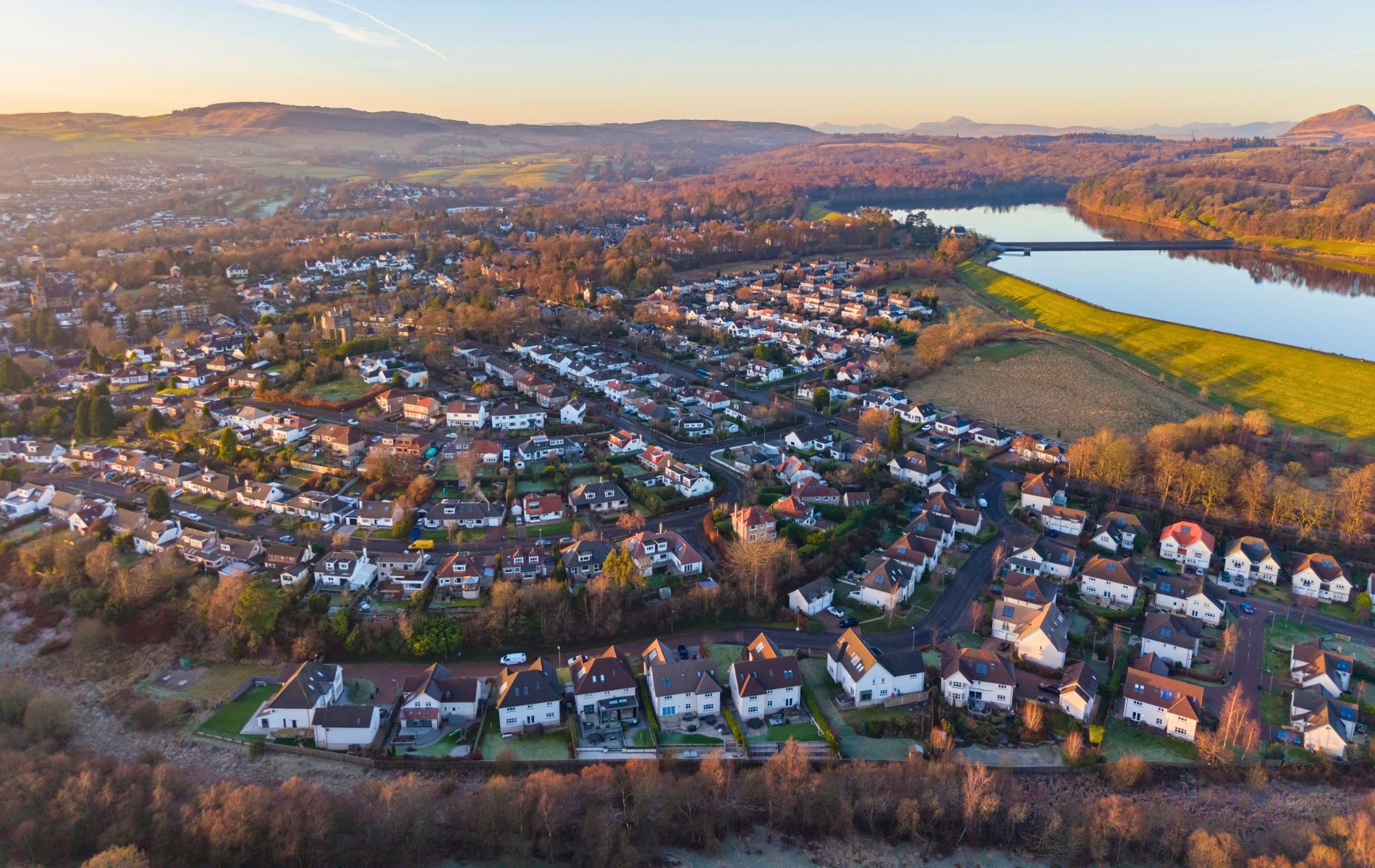 Milngavie in the Glasgow commuter belt of East Dunbartonshire